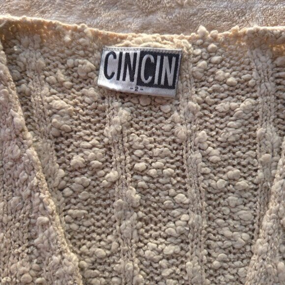 CIN CIN Knit Short‑Sleeve Sweater - Size 2 - Picture 4 of 8